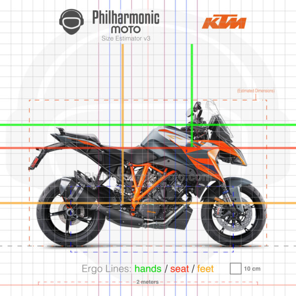 KTM 1290 Super Duke GT 2023 orange