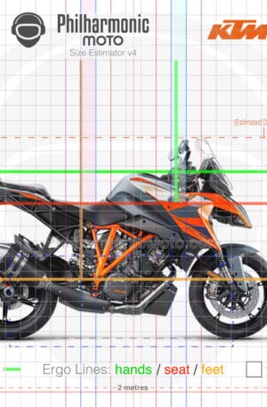 KTM 1290 Super Duke GT 2023 orange