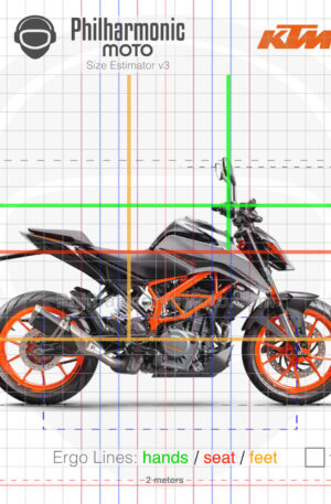 KTM 390 Duke 2022 orange grey