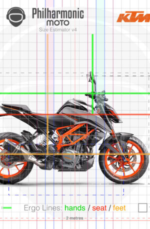 KTM 390 Duke 2022 orange grey