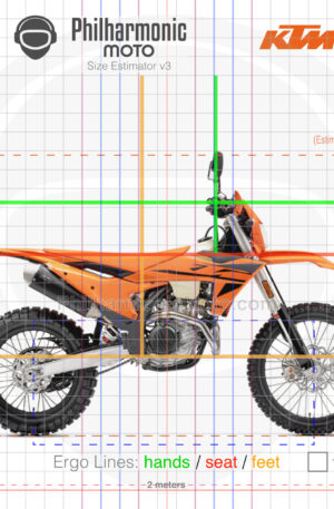 KTM 500 EXC-F 2024 orange