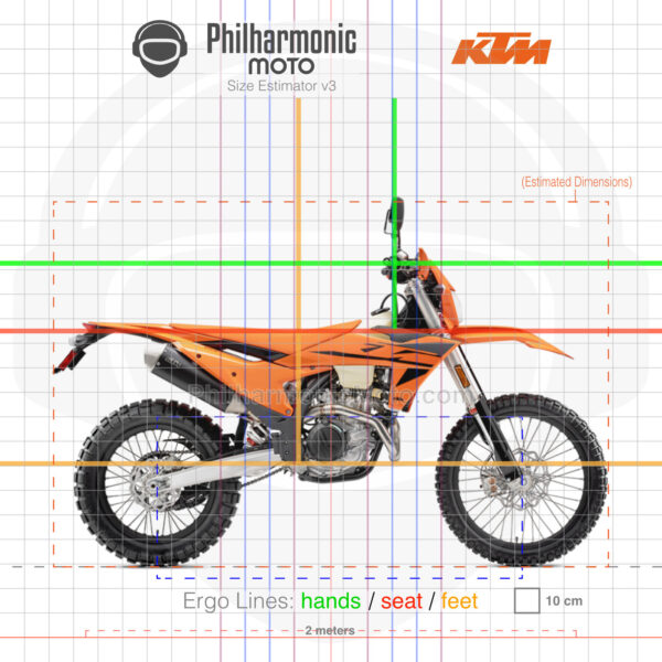 KTM 500 EXC-F 2024 orange