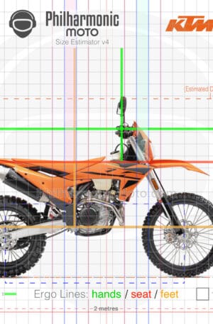 KTM 500 EXC-F 2024 orange