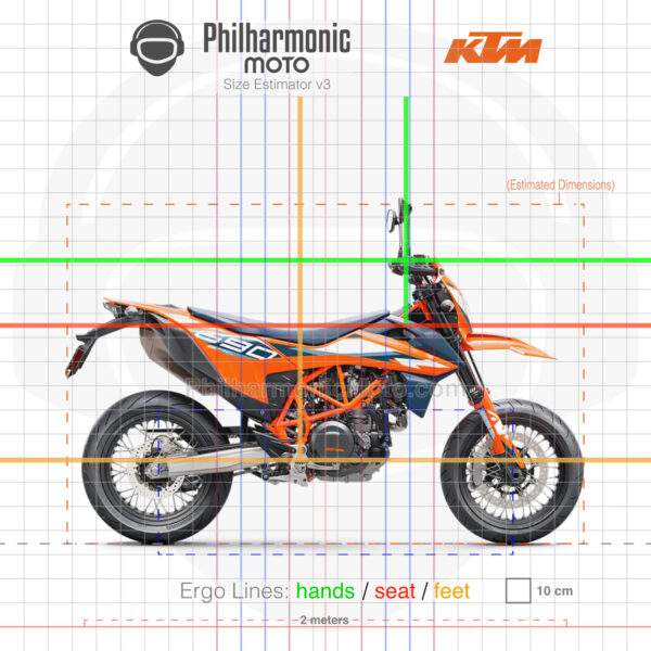KTM 690 SMC R 2023 orange
