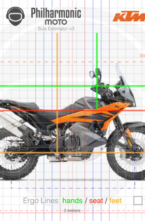 KTM 790 Adventure 2025 orange