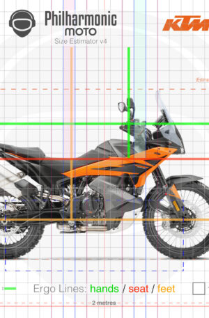KTM 790 Adventure 2025 orange