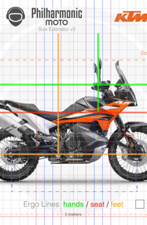 KTM 890 Adventure 2023 orange