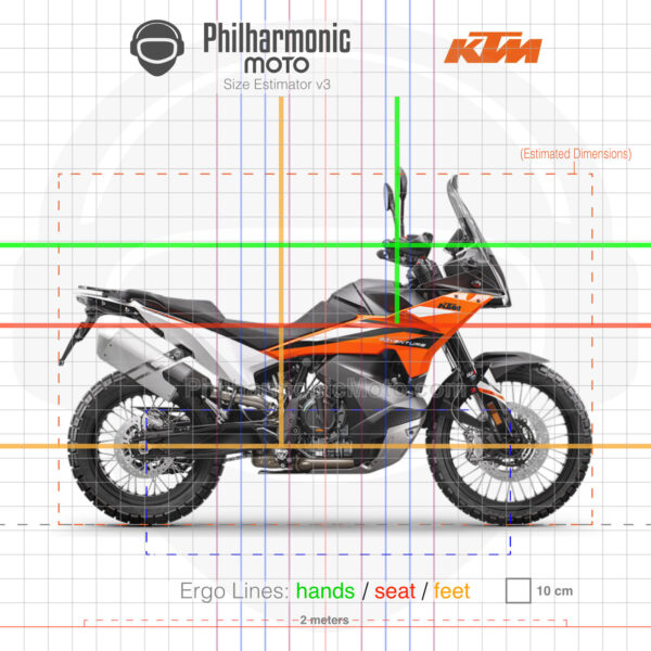 KTM 890 Adventure 2023 orange