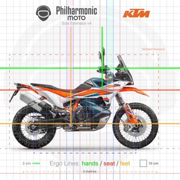 KTM 890 Adventure R (2023+) Specs and ergonomics