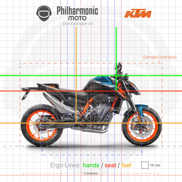 KTM 890 Duke R 2023 blue