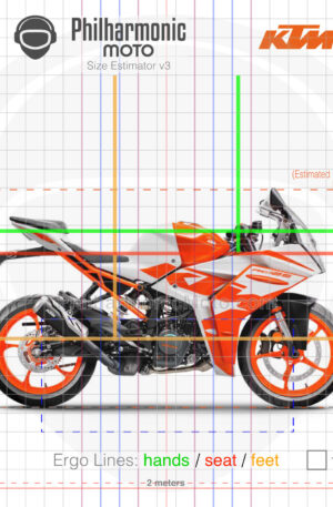 KTM RC 125 2022 white