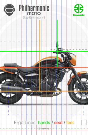 Kawasaki Eliminator 450 SE 2024 Candy Steel Furnace Orange Ebony