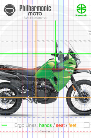 Kawasaki KLR650 2023 Candy Lime Green