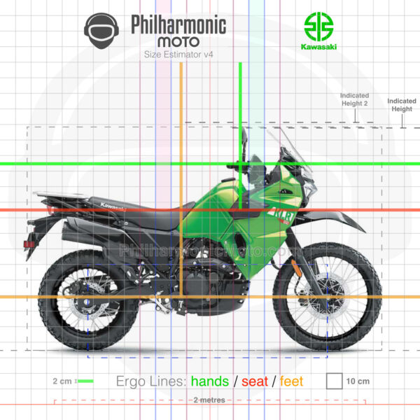 Kawasaki KLR650 2023 Candy Lime Green