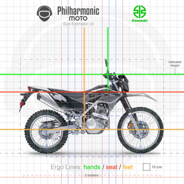 Kawasaki KLX230 2023 Battle Gray