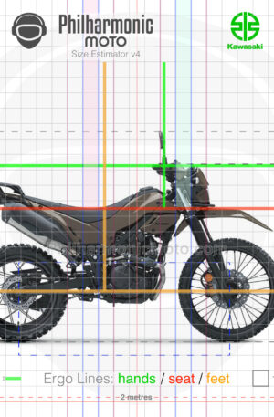 Kawasaki KLX230 DF 2026 Medium Cloudy Gray sev3