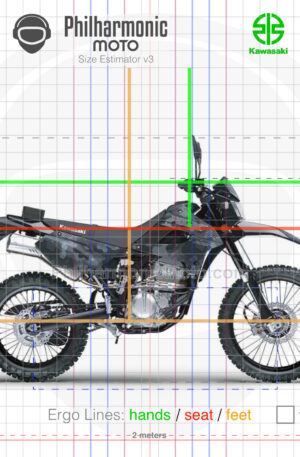 Kawasaki KLX300 2023 Fragment Camo Gray
