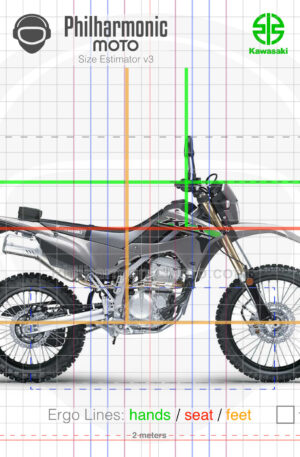 Kawasaki KLX300 2024 Battle Gray