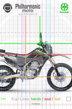 Kawasaki KLX300 2024 Battle Gray