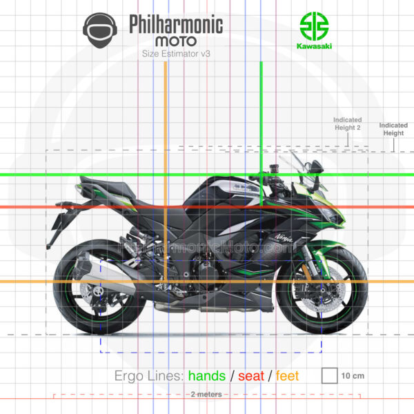 Kawasaki Ninja 1000SX 2023 Emerald Blazed Green Metallic Diablo Black Metallic Graphite Gray