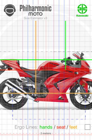Kawasaki Ninja 250R 2008 red