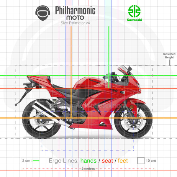 Kawasaki Ninja 250R 2008 red