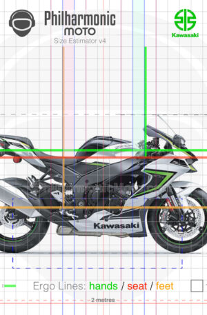 Kawasaki ninja ZX-10R 2023 Pearl Robotic White Metallic Diablo Black