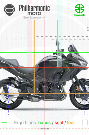 Kawasaki Versys 1100 2025 Metallic Matte Graphenesteel Gray Metallic Diablo Black