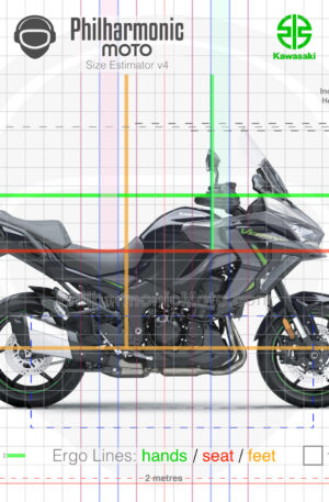 Kawasaki Versys 1100 S 2025 Metallic Graphite Gray Metallic Diablo Black
