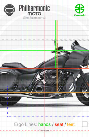 Kawasaki Vulcan 1700 Vaquero 2023 Metallic Matte Graphene Steel Gray