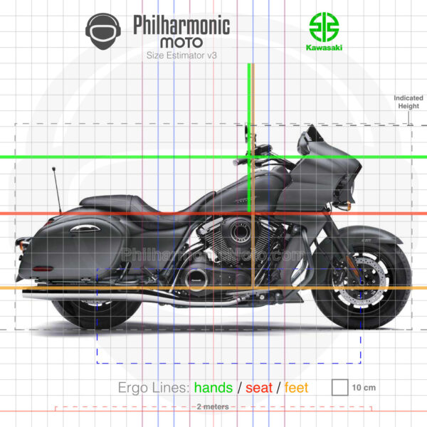 Kawasaki Vulcan 1700 Vaquero 2023 Metallic Matte Graphene Steel Gray