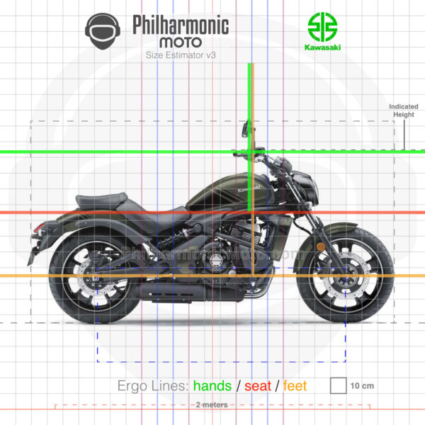 Kawasaki Vulcan S 2019 green matte covert military