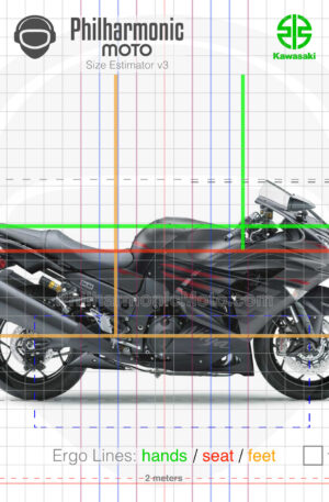 Kawasaki ZX-14R SE 2023 Metallic Matte Graphenesteel Gray Flat Ebony