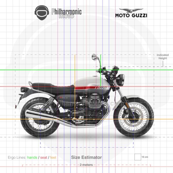 Moto Guzzi V7 Special 2023 Red Stripe Twin Tone