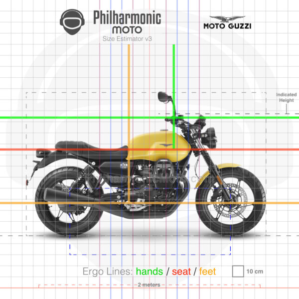 Moto Guzzi V7 Stone 2023 Giallo Metallico