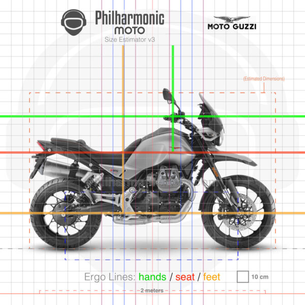 Moto Guzzi V85 Strada 2024 Grigio Brera