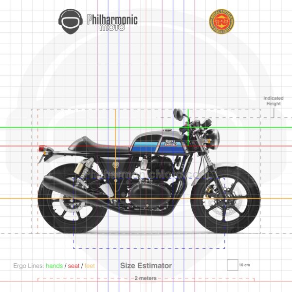Royal Enfield Continental GT 2023 Slipstream Blue