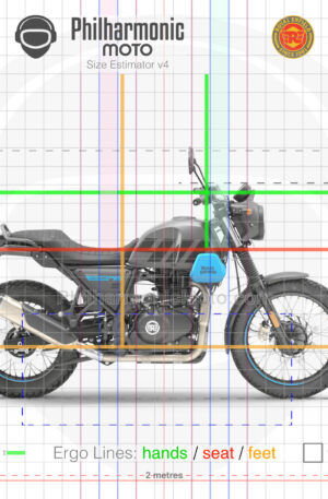 Royal Enfield Scram 411 2022 Graphite Blue