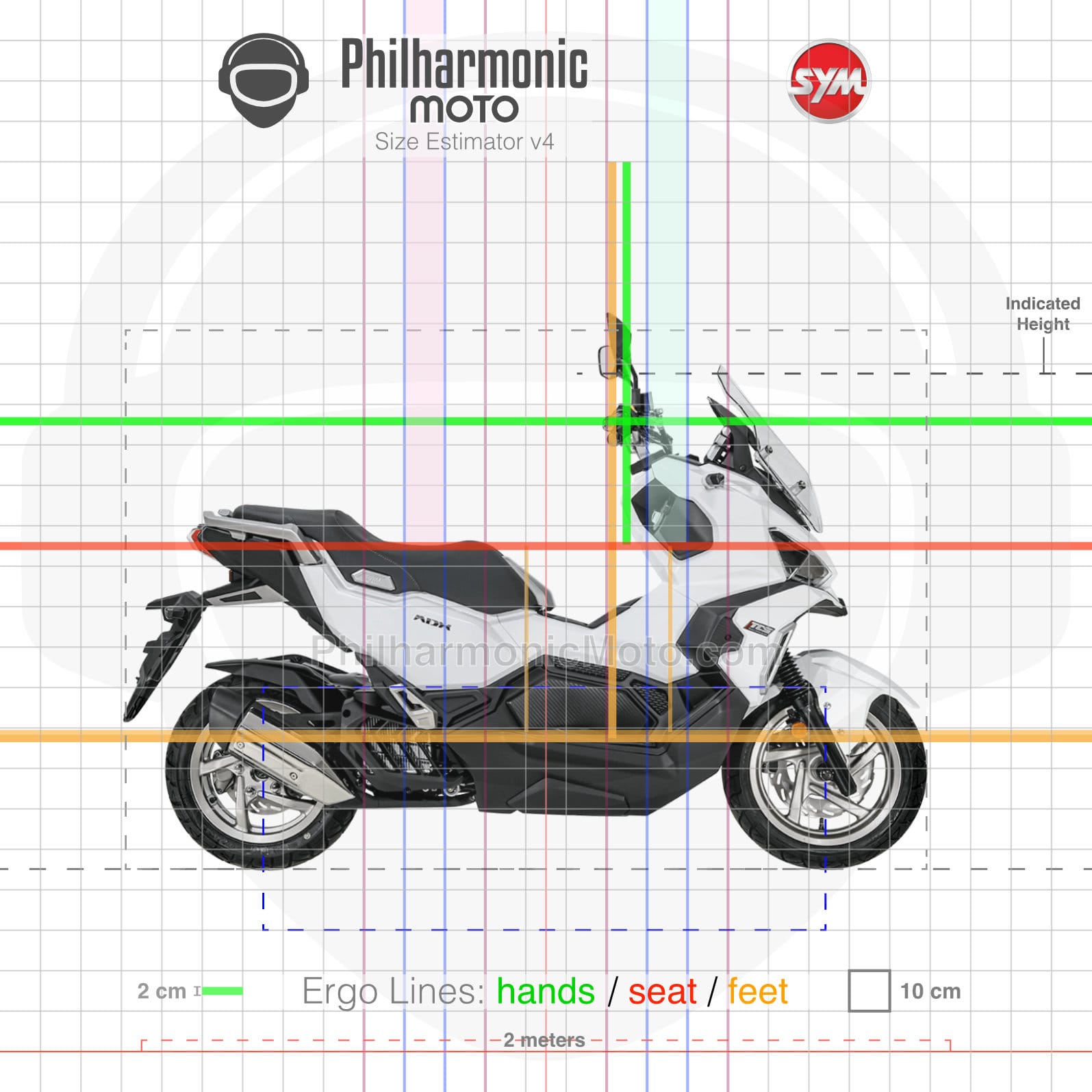 SYM ADX 125 2025 white sev3
