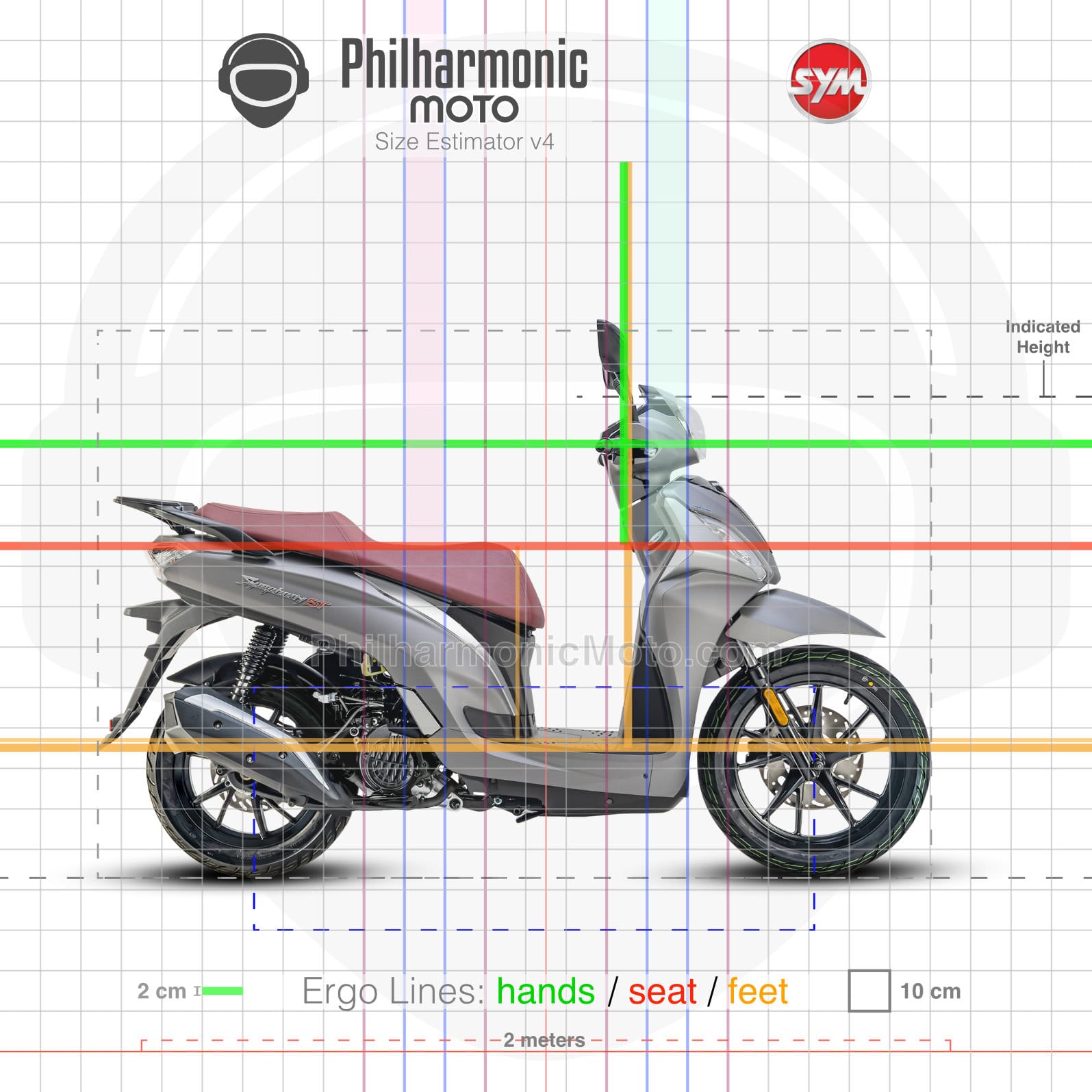 SYM Symphony ST 200 2025 grey sev3