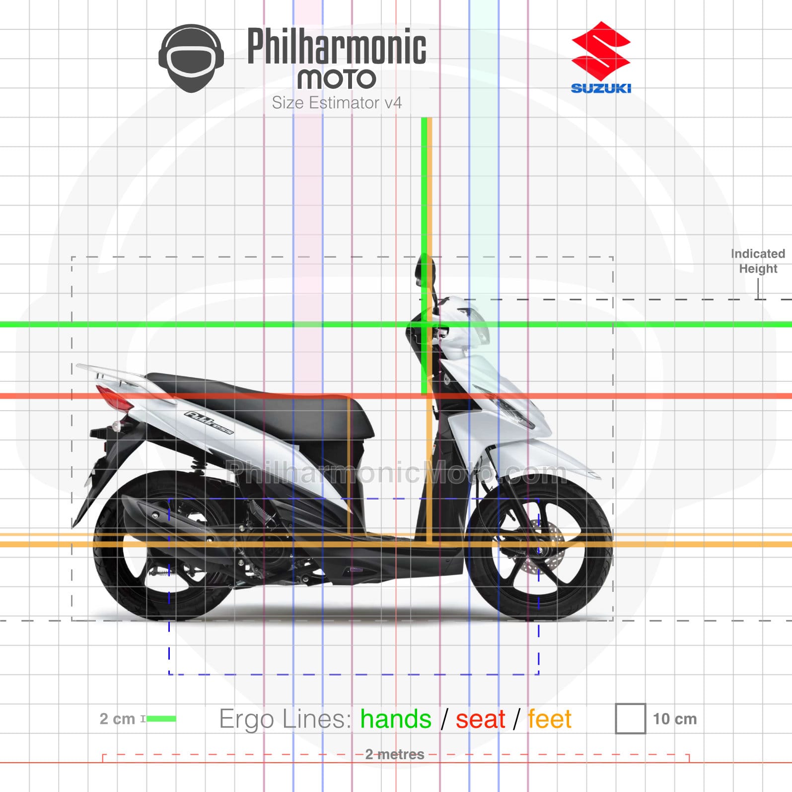 Suzuki Address 110 2022 white
