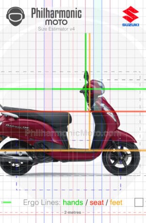 Suzuki Address 125 2024 Metallic Mat Bordeaux Red