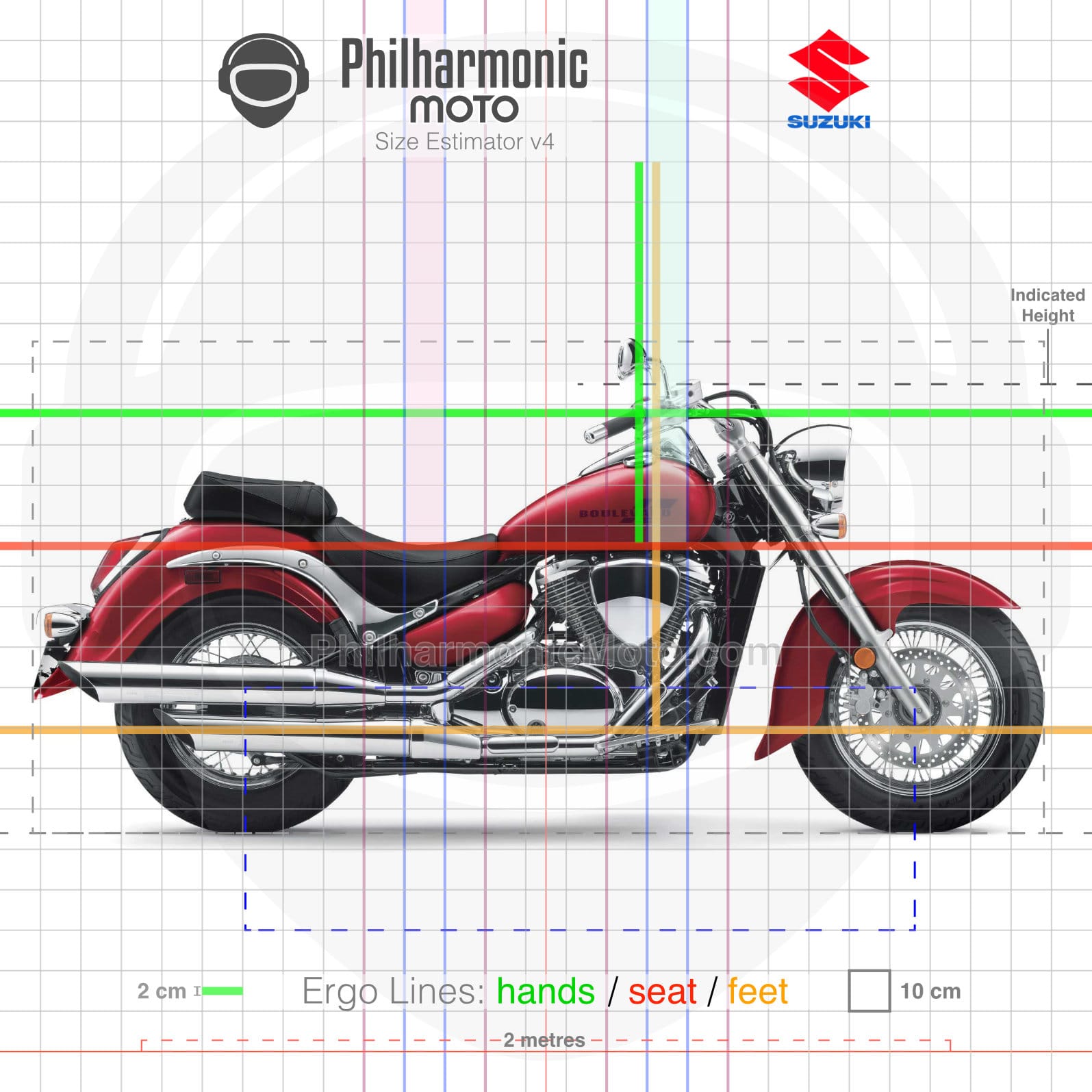 Suzuki Boulevard C50 2023 red