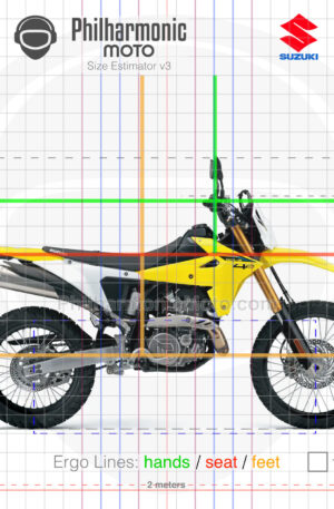 Suzuki DR-Z4S 2025 Champion Yellow No 2 Solid Special White No 2