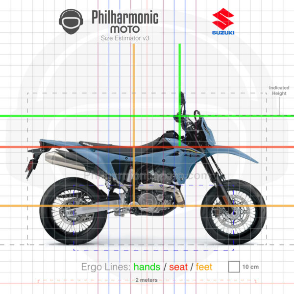 Suzuki DR-Z4SM 2025 Sky Gray
