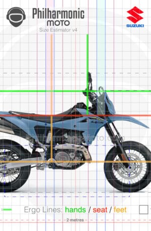 Suzuki DR-Z4SM 2025 Sky Gray