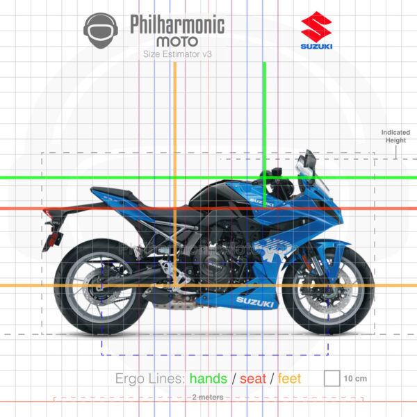 Suzuki GSX-8R 2024 Metallic Triton Blue