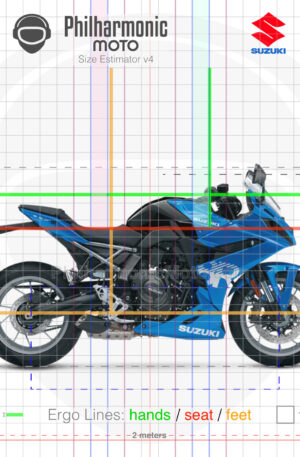 Suzuki GSX-8R 2024 Metallic Triton Blue
