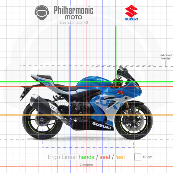 Suzuki GSX-R1000R 2023 METALLIC TRITON BLUE METALLIC MYSTIC SILVER