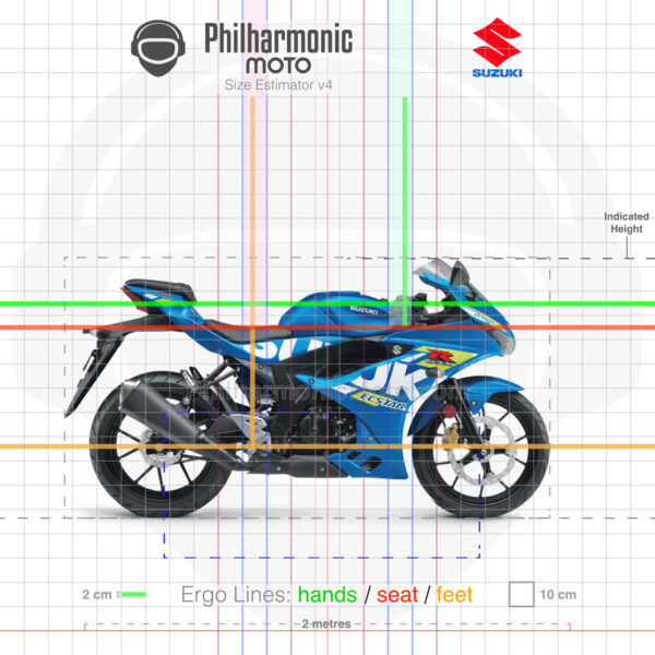 Suzuki GSX-R125 2023 Metallic Triton Blue